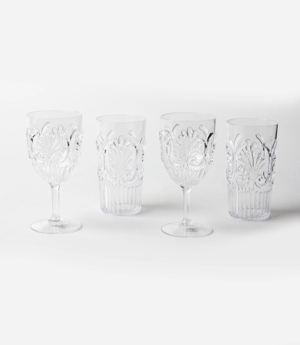 Acrylic Fleur Drinking Glass - Image 5