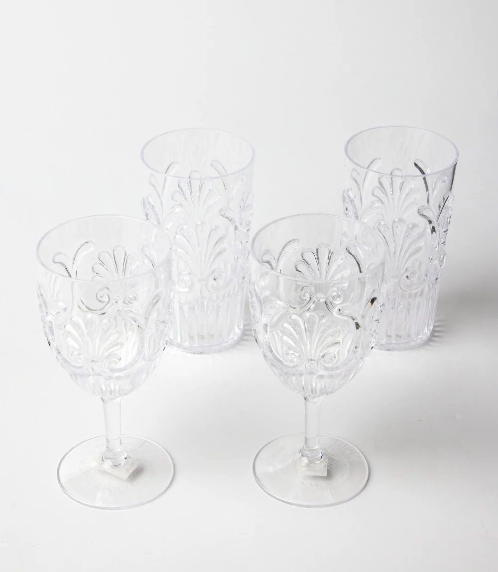 Acrylic Fleur Drinking Glass - Image 6