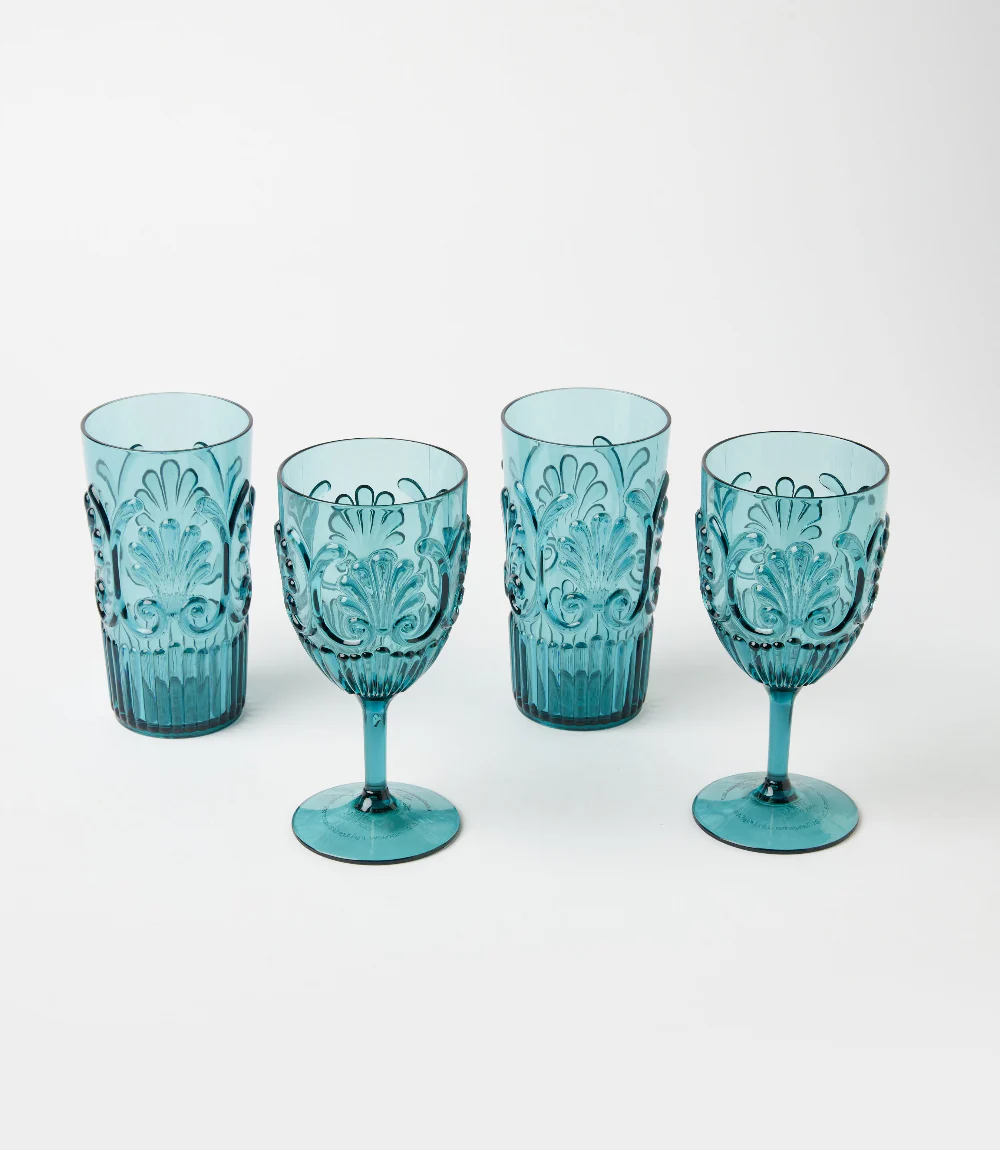 Acrylic Fleur Drinking Glass - Image 6