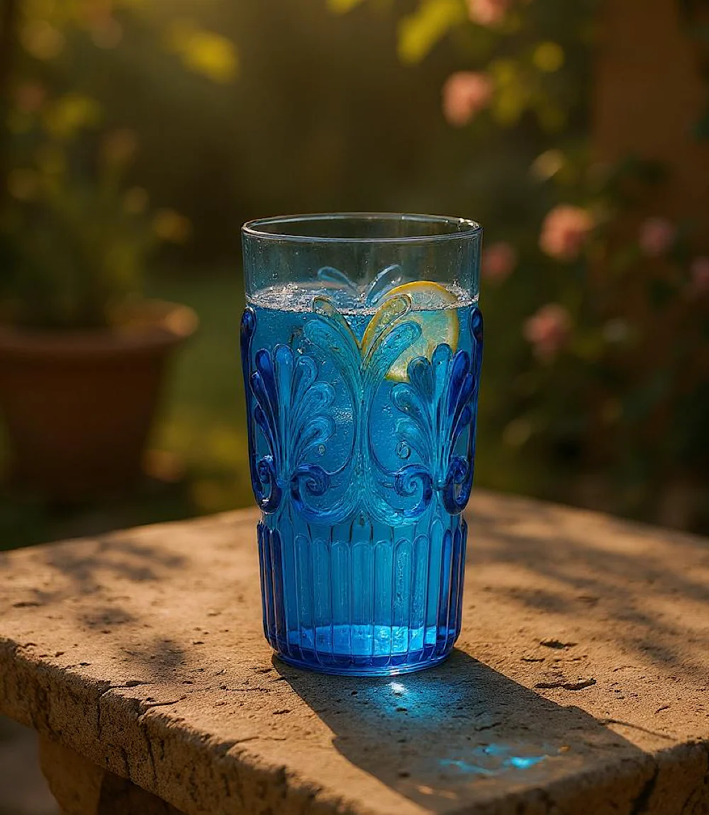 Acrylic Fleur Drinking Glass - Image 6