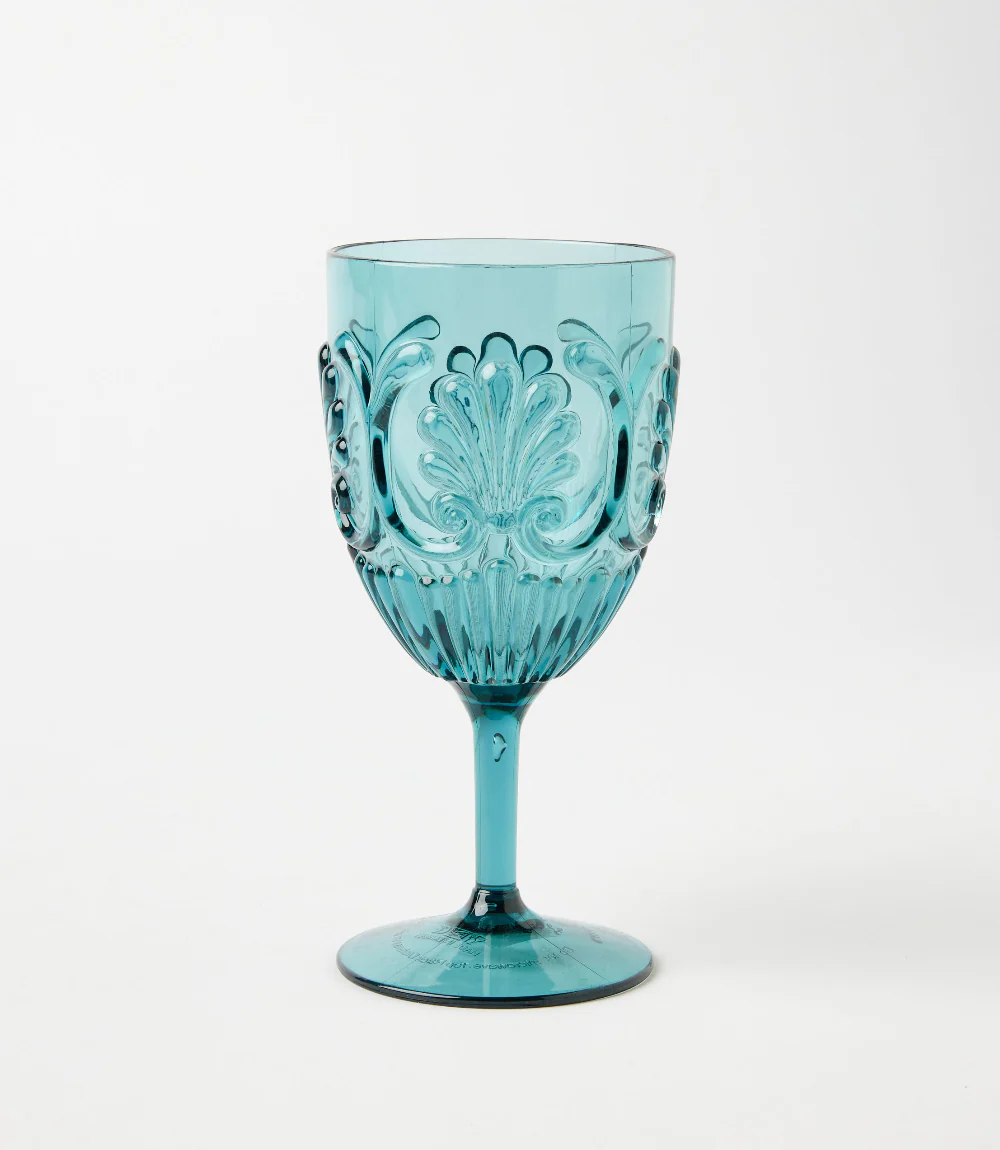 Acrylic Fleur Wine Glass - Image 3