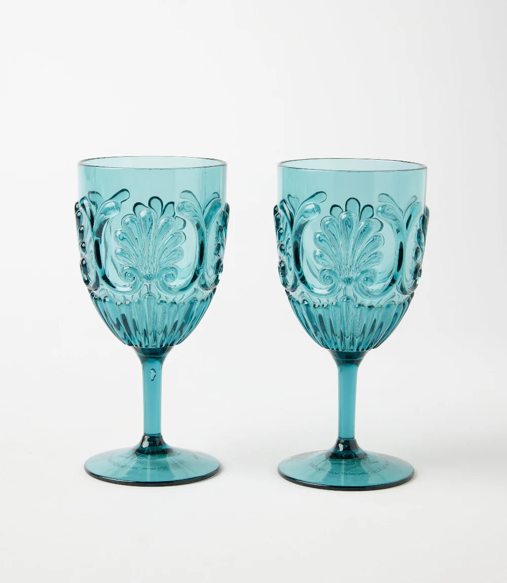 Acrylic Fleur Wine Glass - Image 5
