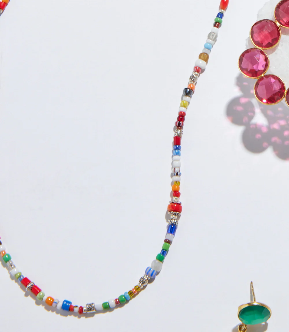African Trade Beads Necklace - Image 11