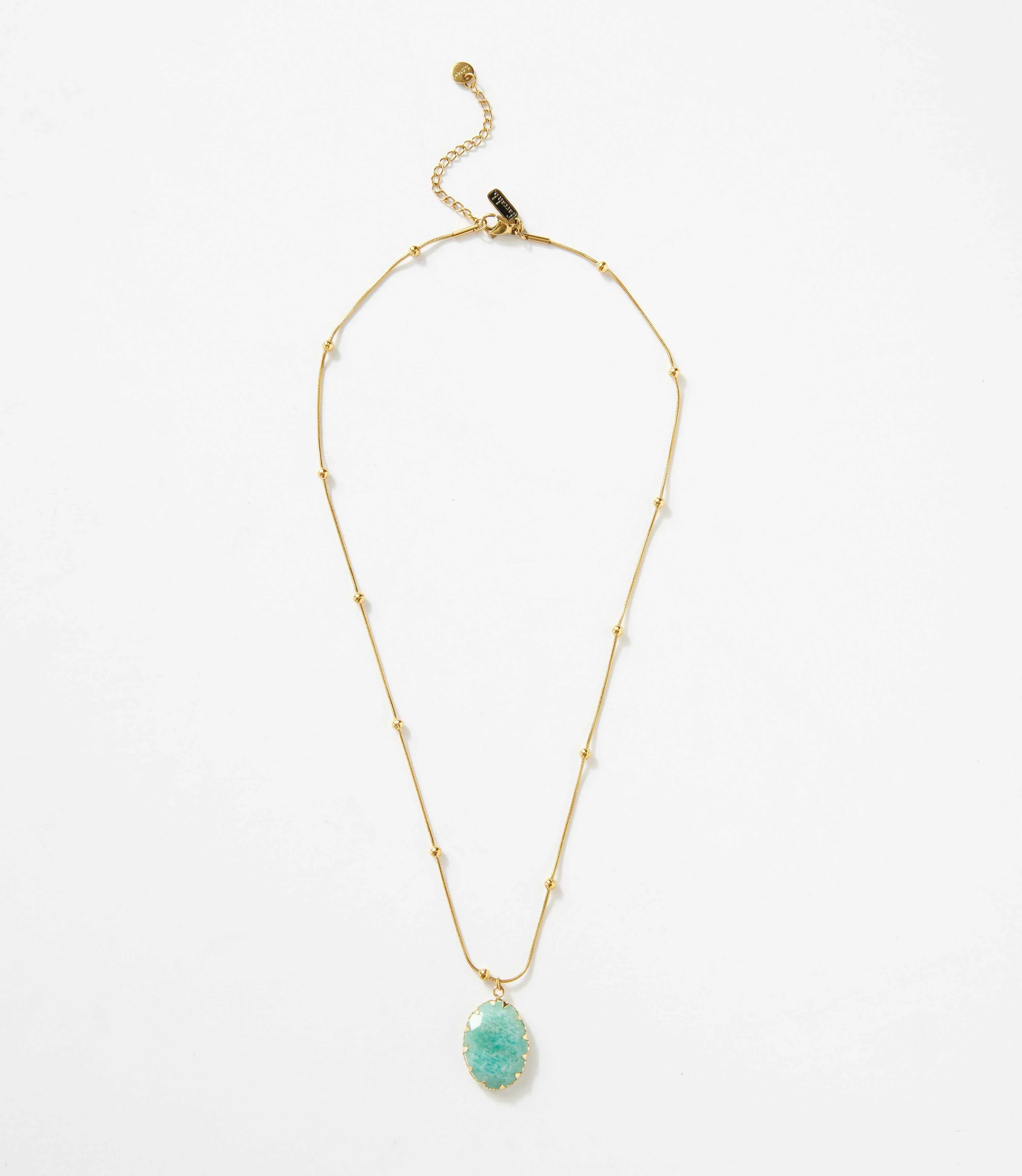 Amazonite Pendant Necklace - Image 3