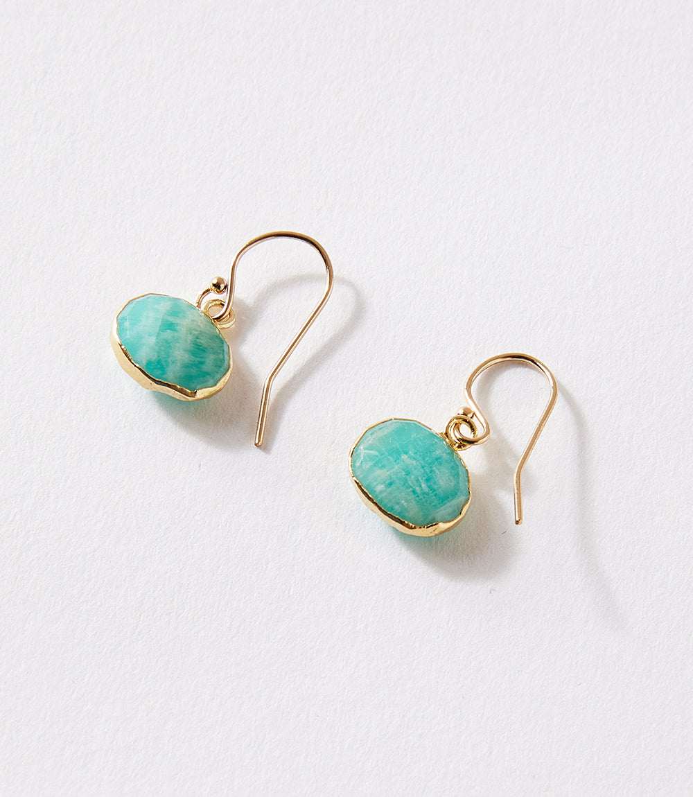 Amazonite Stone Earrings - Image 6