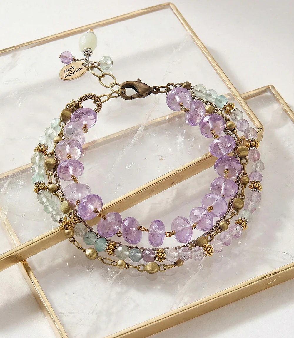 Amethyst Multistrand Bracelet