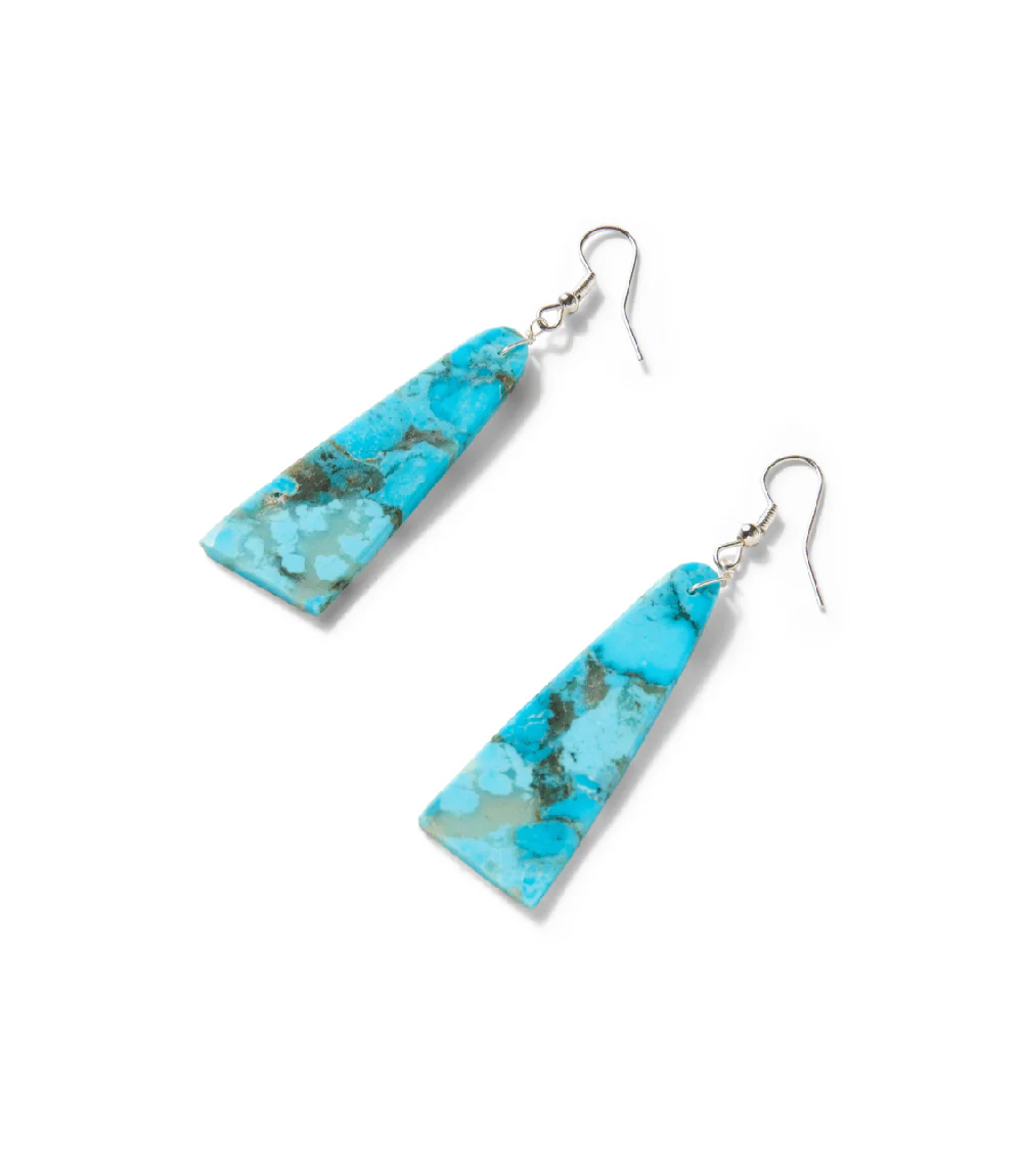 Angular Turquoise Earrings - Image 5