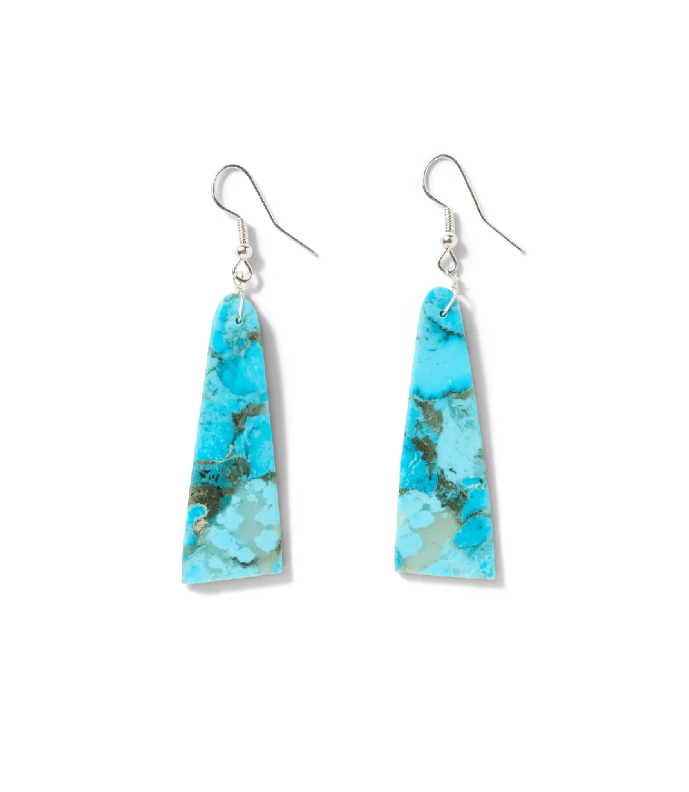 Angular Turquoise Earrings - Image 6