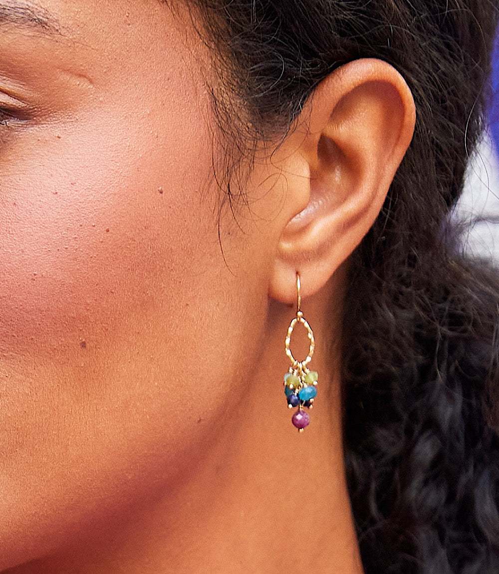 Aurora Cluster Earrings - Image 3