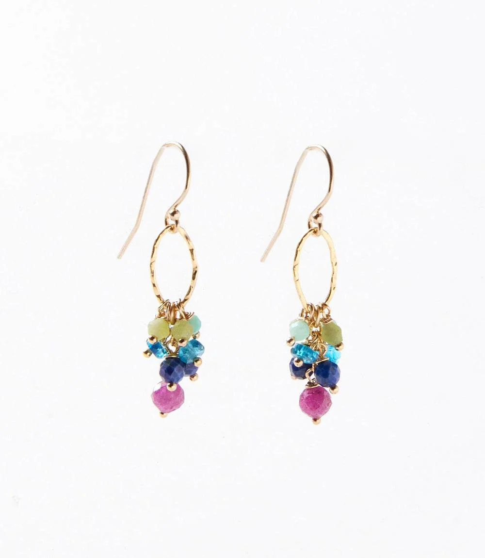 Aurora Cluster Earrings - Image 4