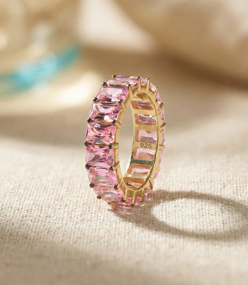 Baguette Gemstone Ring - Image 5