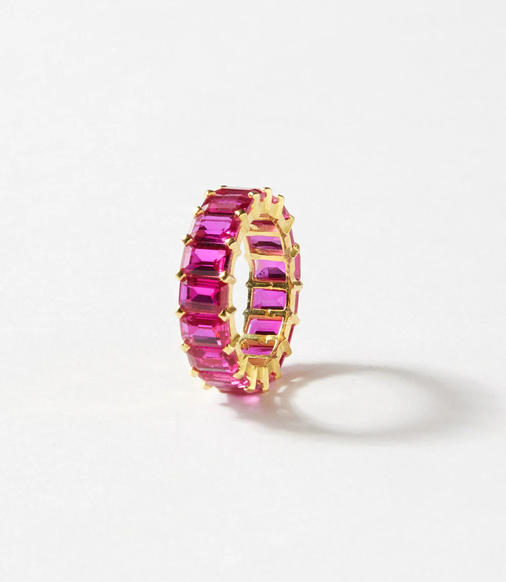 Baguette Gemstone Ring - Image 2