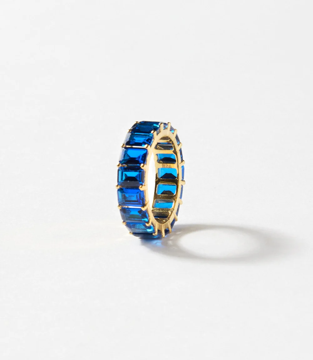 Baguette Gemstone Ring - Image 3