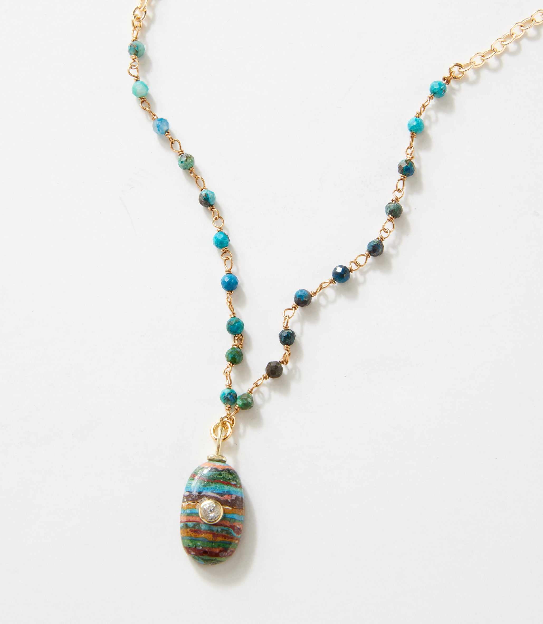 Beaded Amulet Necklace - Image 3