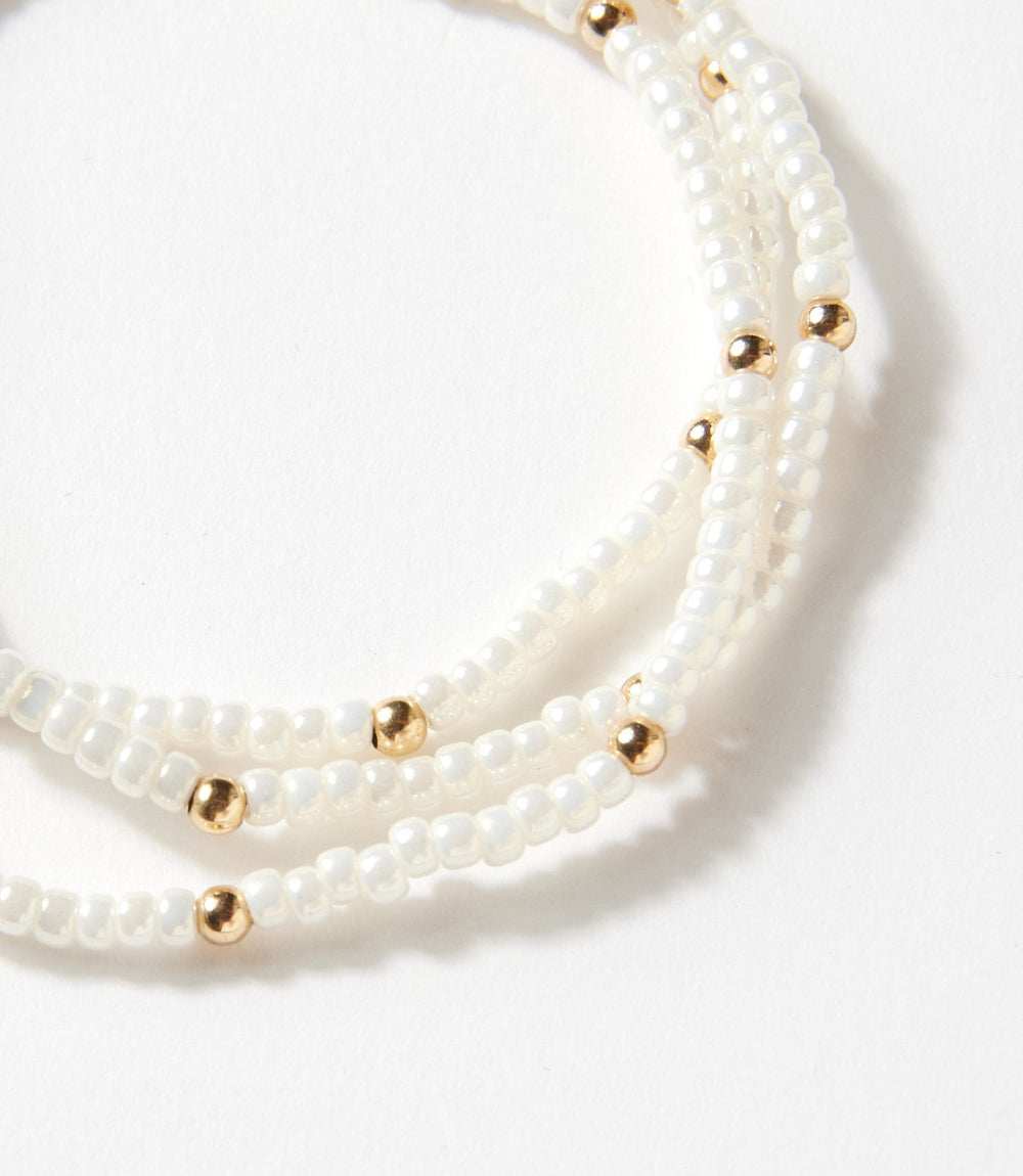 Beaded Crystal Bracelets, Set Of 3 - Image 8