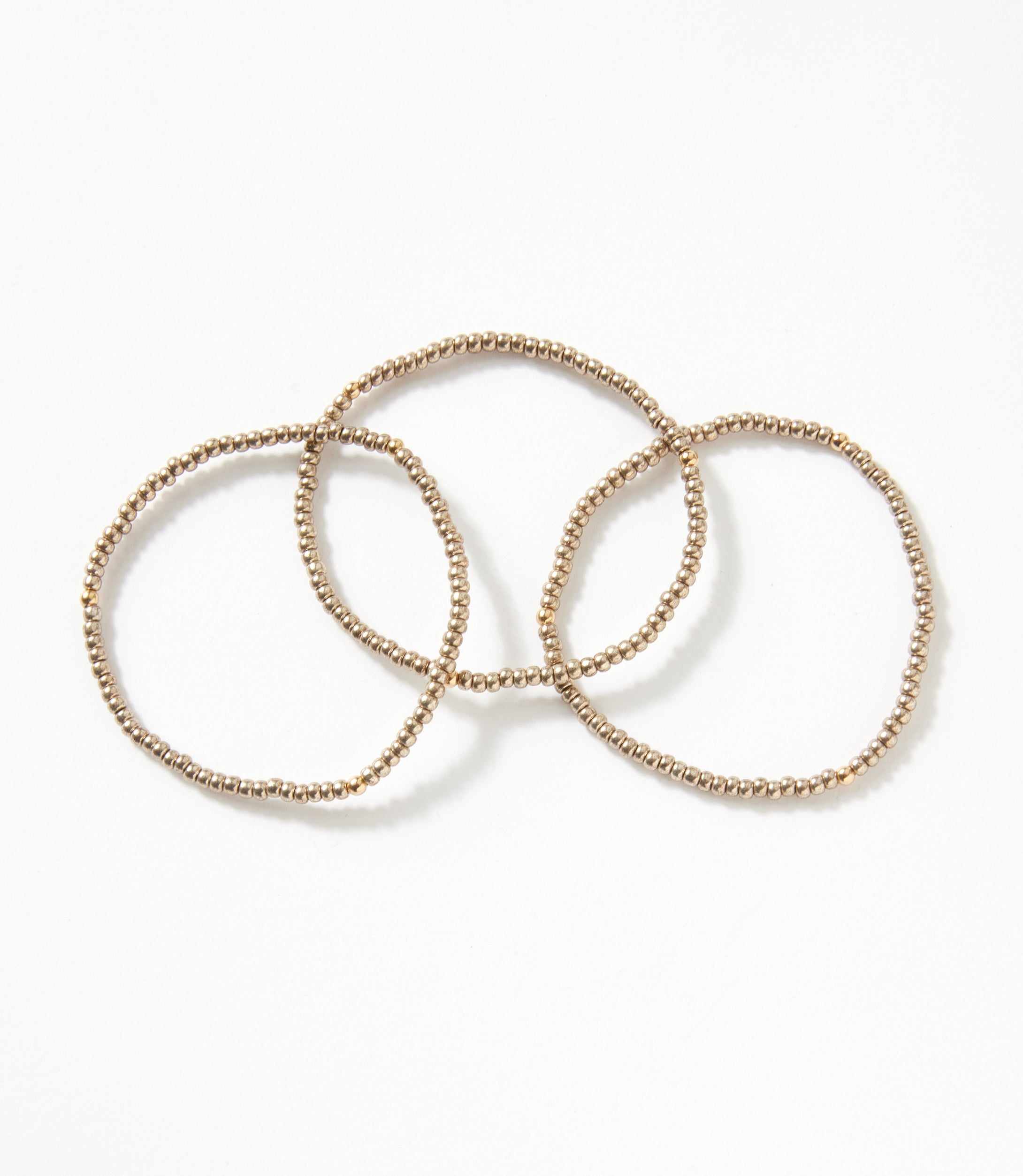 Beaded Crystal Bracelets, Set Of 3 - Image 3
