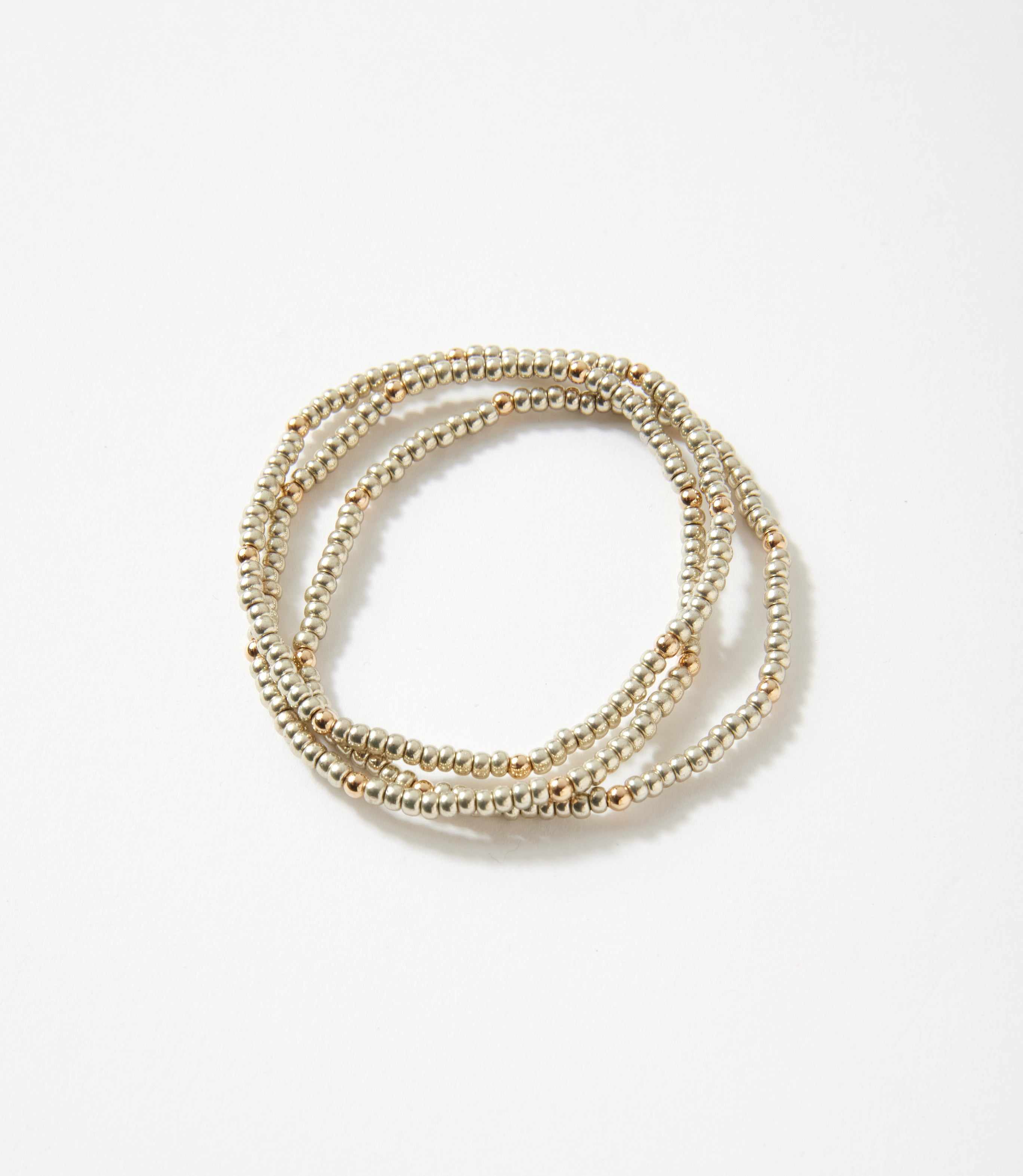 Beaded Crystal Bracelets, Set Of 3 - Image 8