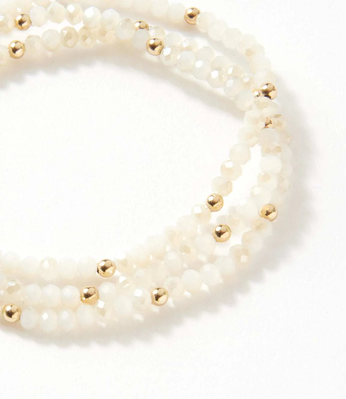 Beaded Crystal Bracelets, Set Of 3 - Image 5
