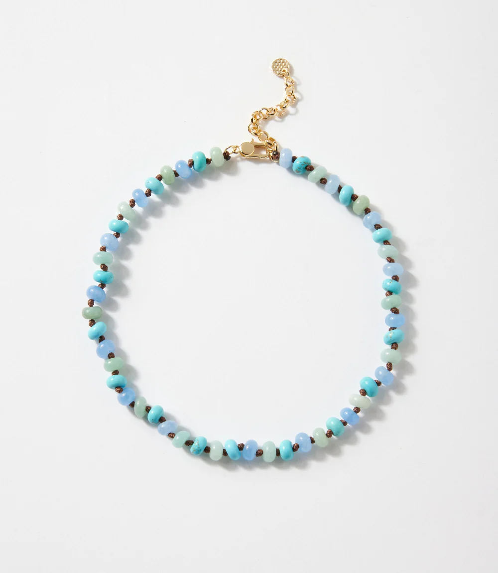 Beaded Gemstone Necklace - Image 3