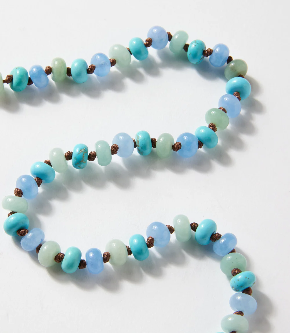 Beaded Gemstone Necklace - Image 4