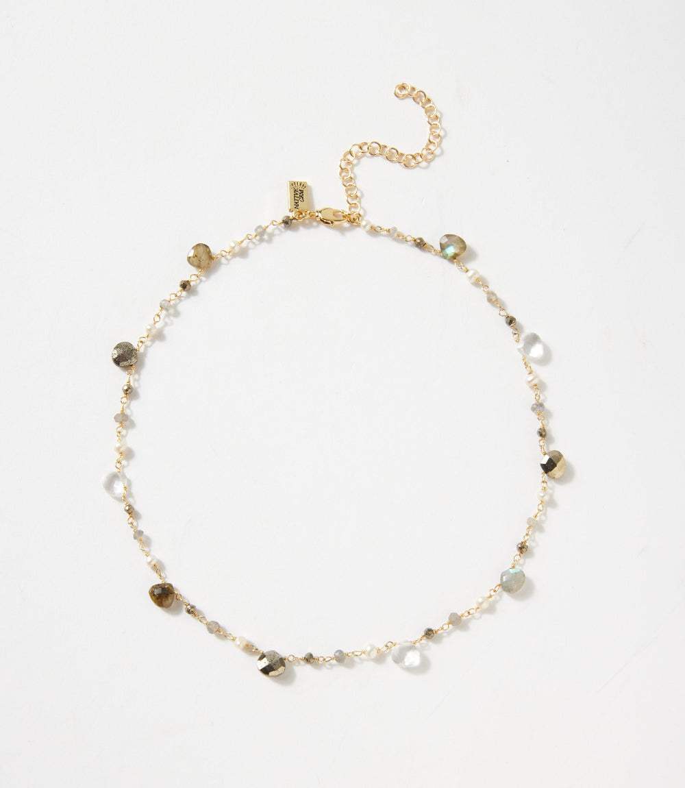 Beaded Gemstone Necklace - Image 2