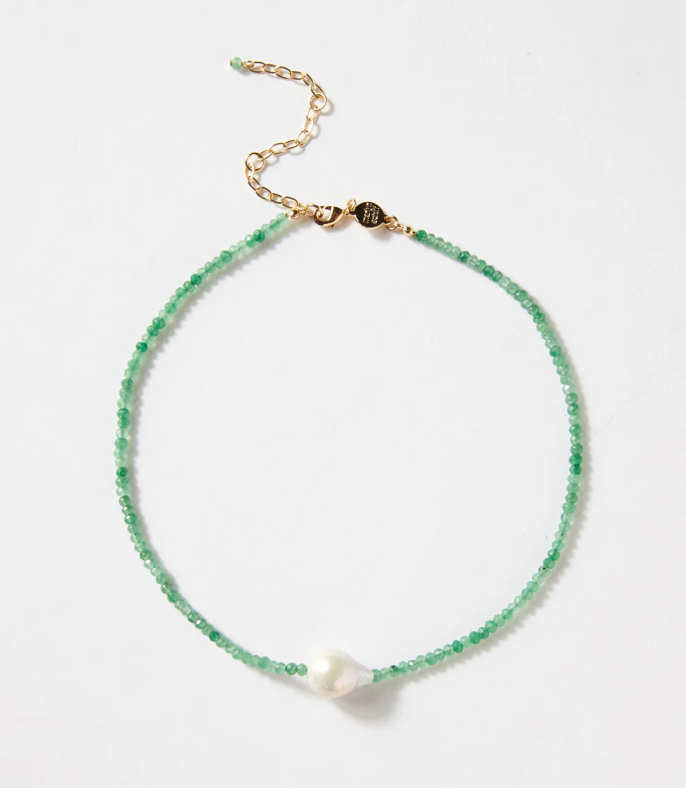 Beaded Pearl Necklace - Image 4