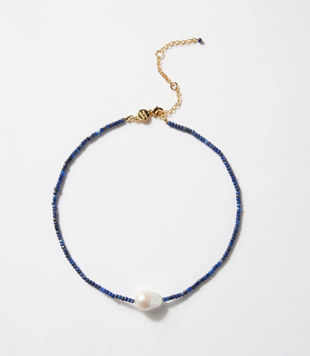 Beaded Pearl Necklace