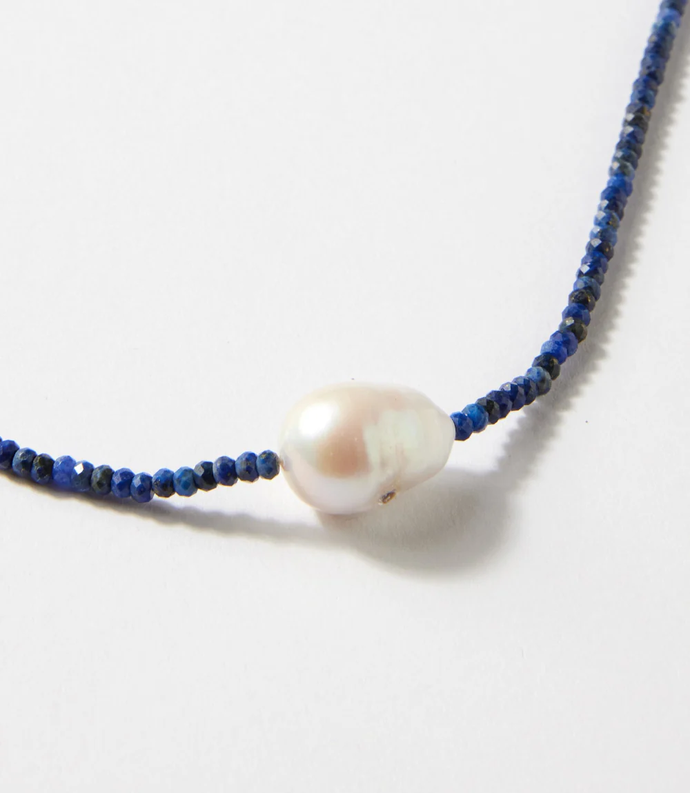 Beaded Pearl Necklace - Image 2