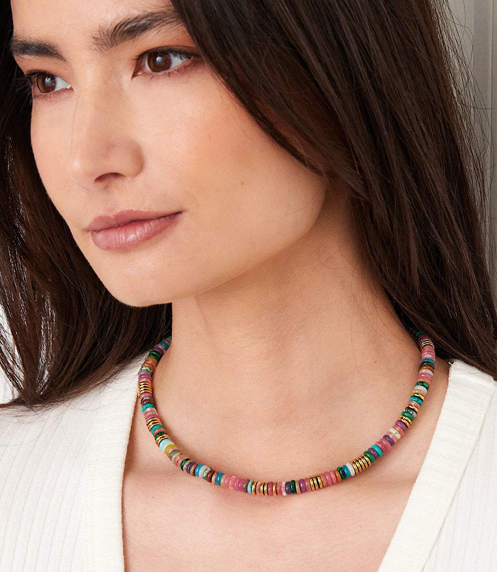 Beaded Shell Necklace - Image 4