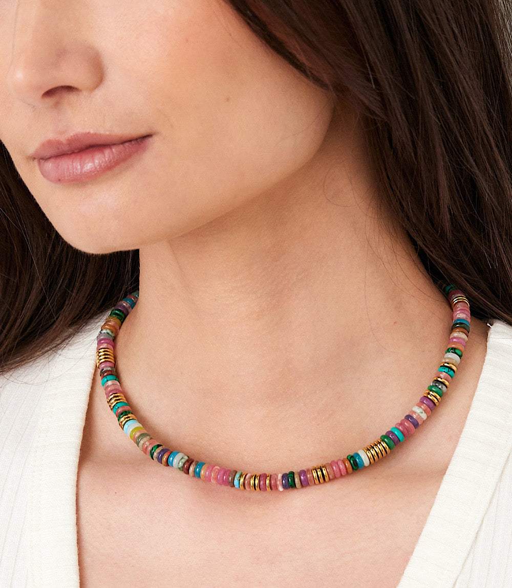 Beaded Shell Necklace - Image 6