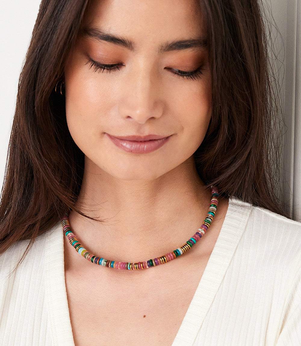 Beaded Shell Necklace - Image 8