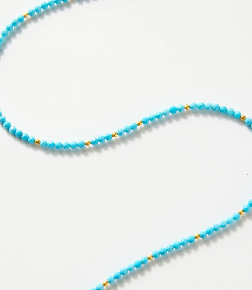 Beaded Turquoise Necklace - Image 4