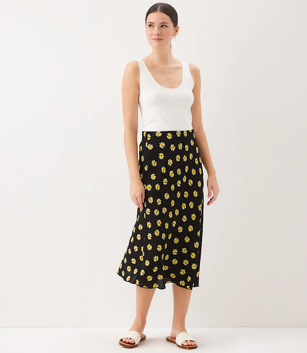 Bias Cut Midi Skirt - Image 6