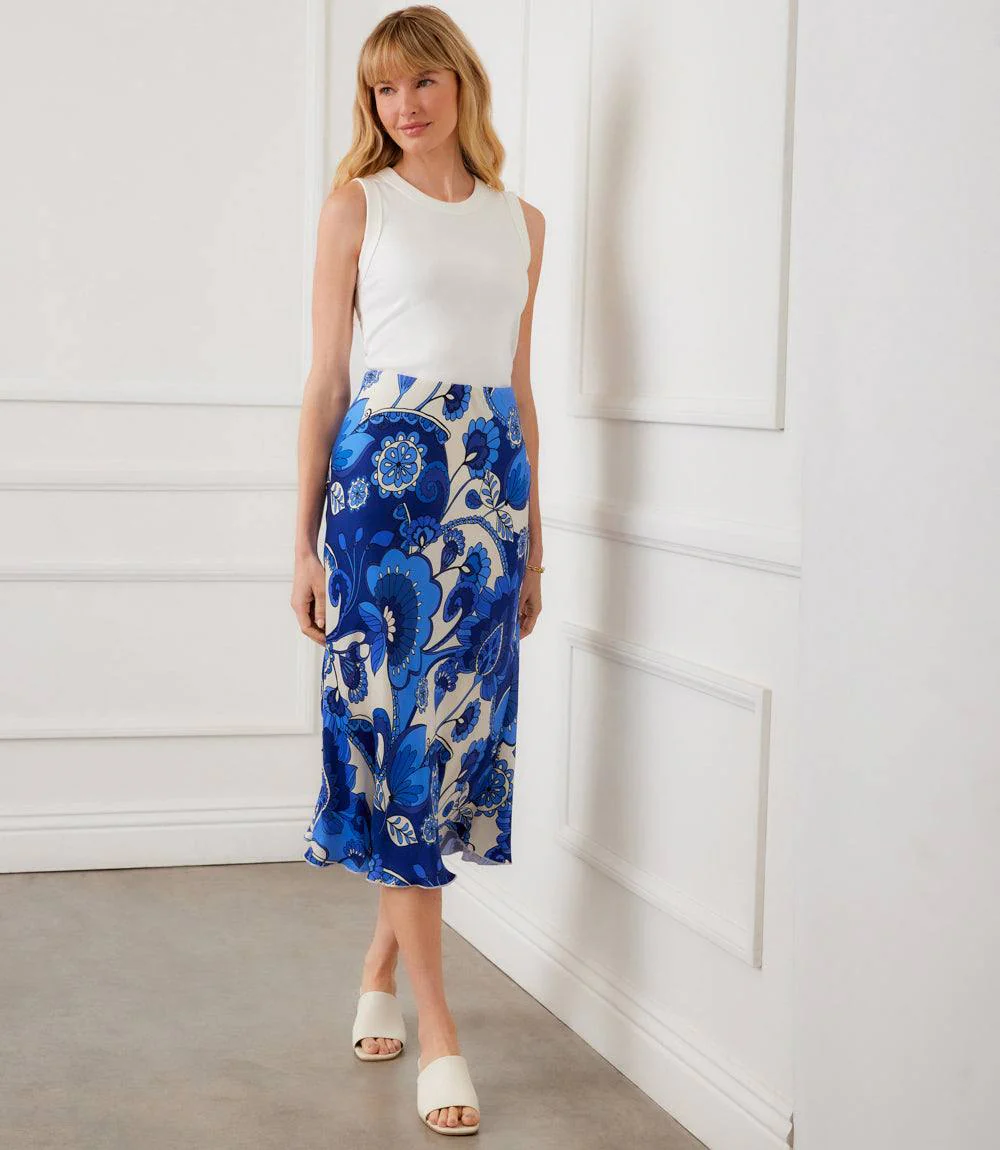 Bias Cut Midi Skirt - Image 2