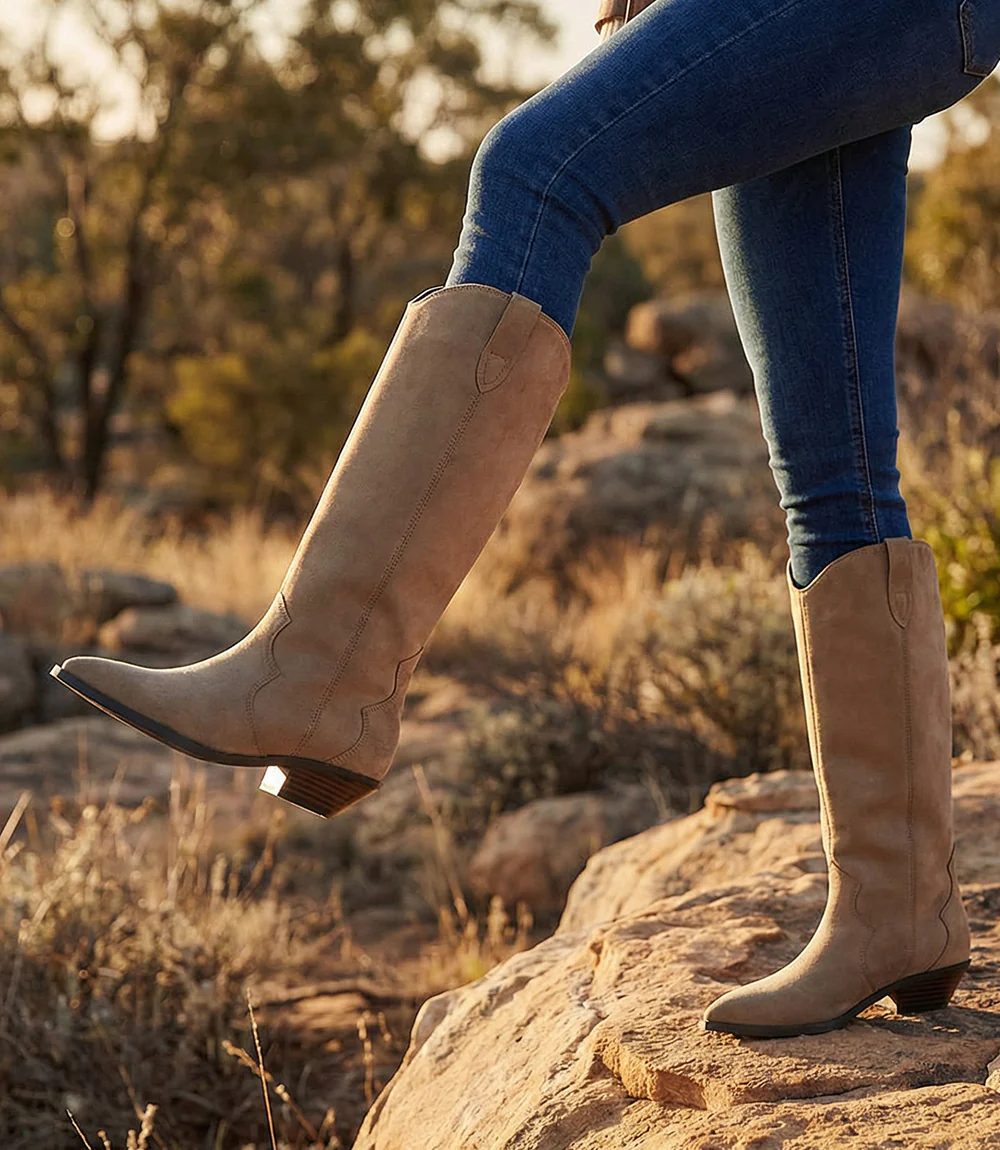 Billini Helix Suede Western Boots - Image 6