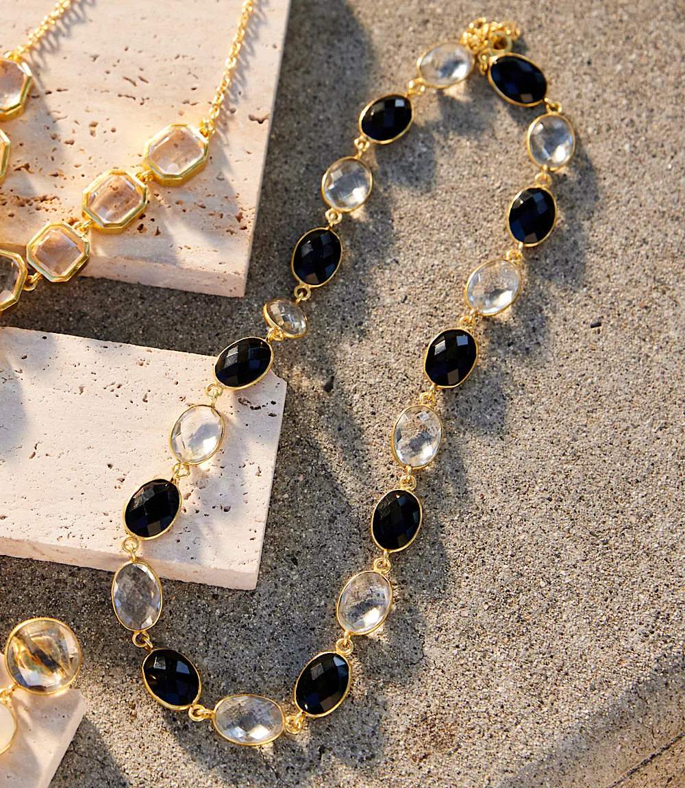 Black And White Station Necklace - Image 2