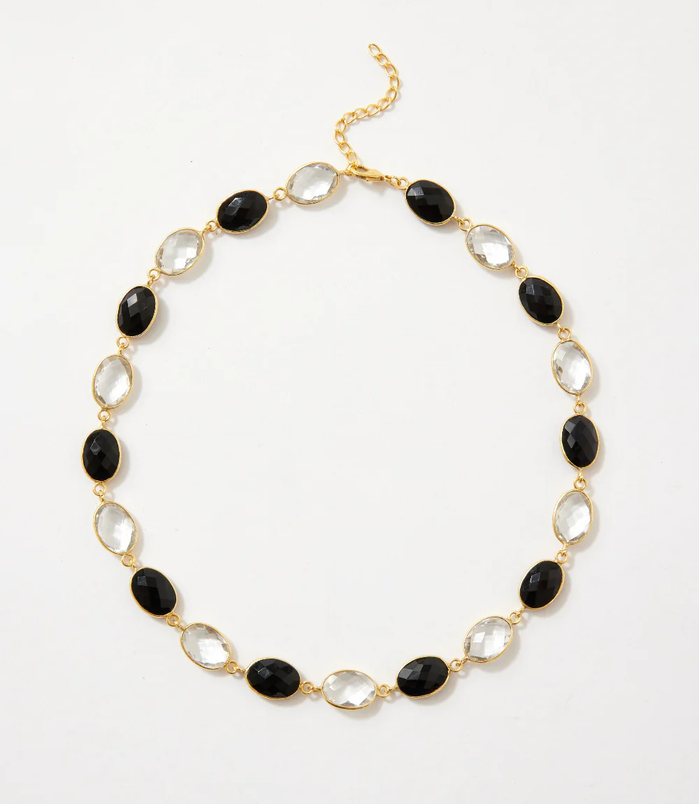 Black And White Station Necklace - Image 3