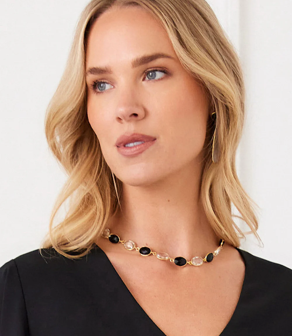 Black And White Station Necklace - Image 5