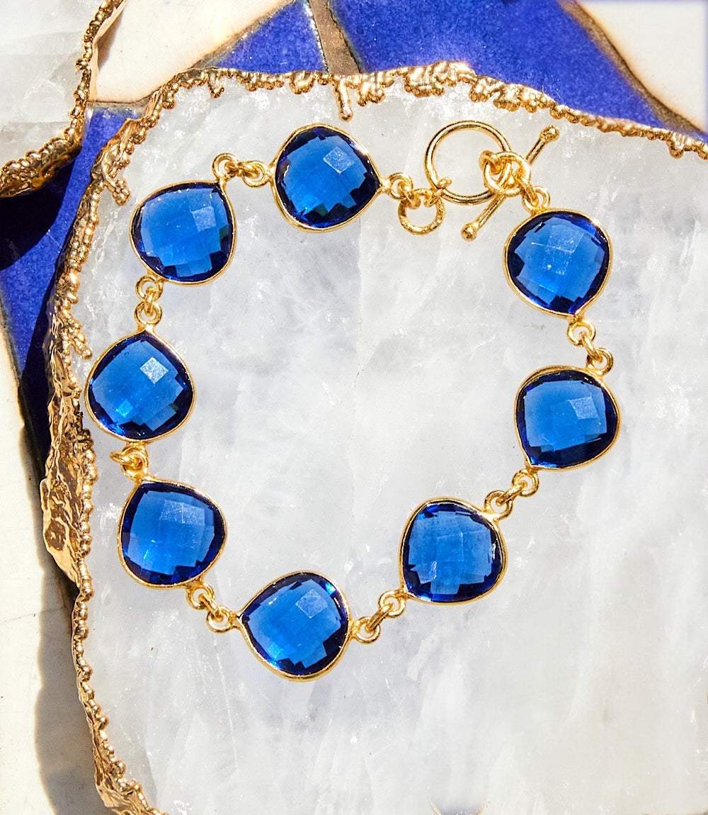 Blue Quartz Bracelet - Image 3