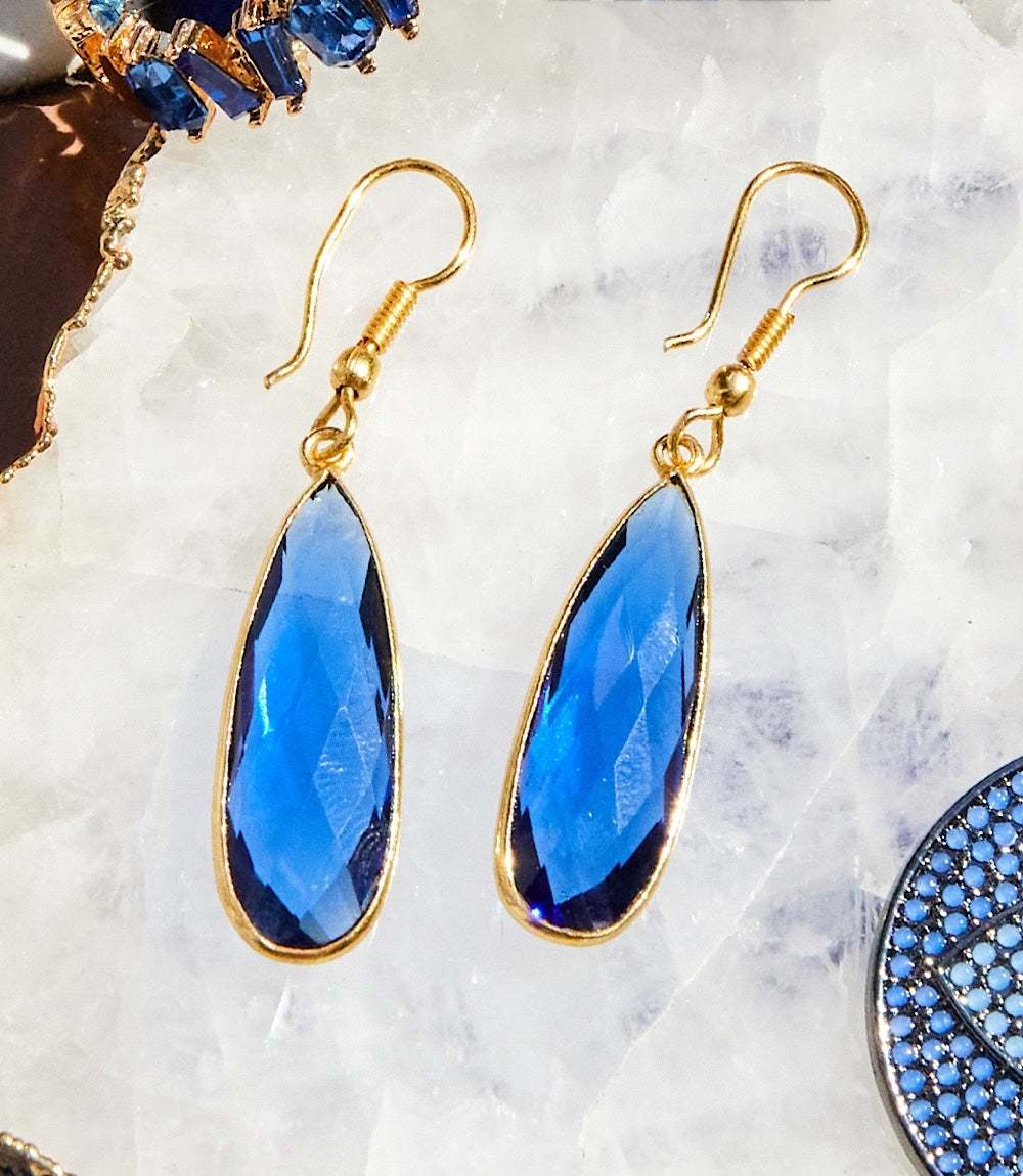 Blue Quartz Earrings - Image 8