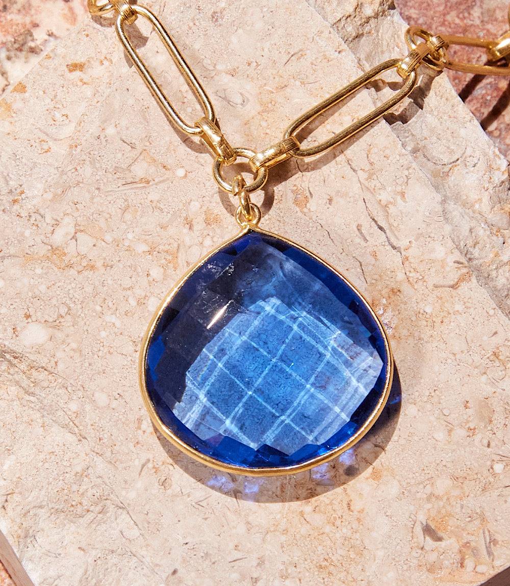 Blue Tanzanite Pendant Necklace - Image 11