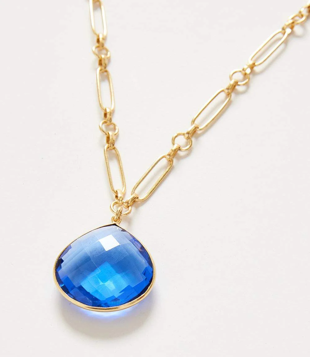 Blue Tanzanite Pendant Necklace - Image 5