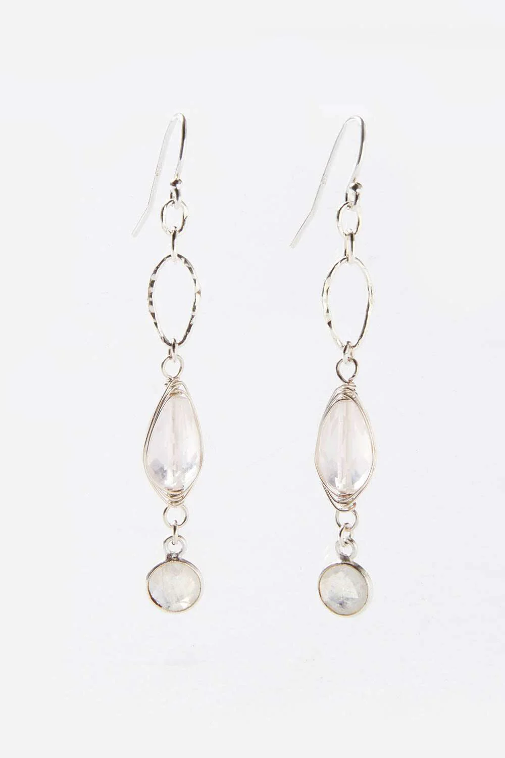 Blush Rose Quartz Earrings - Image 9