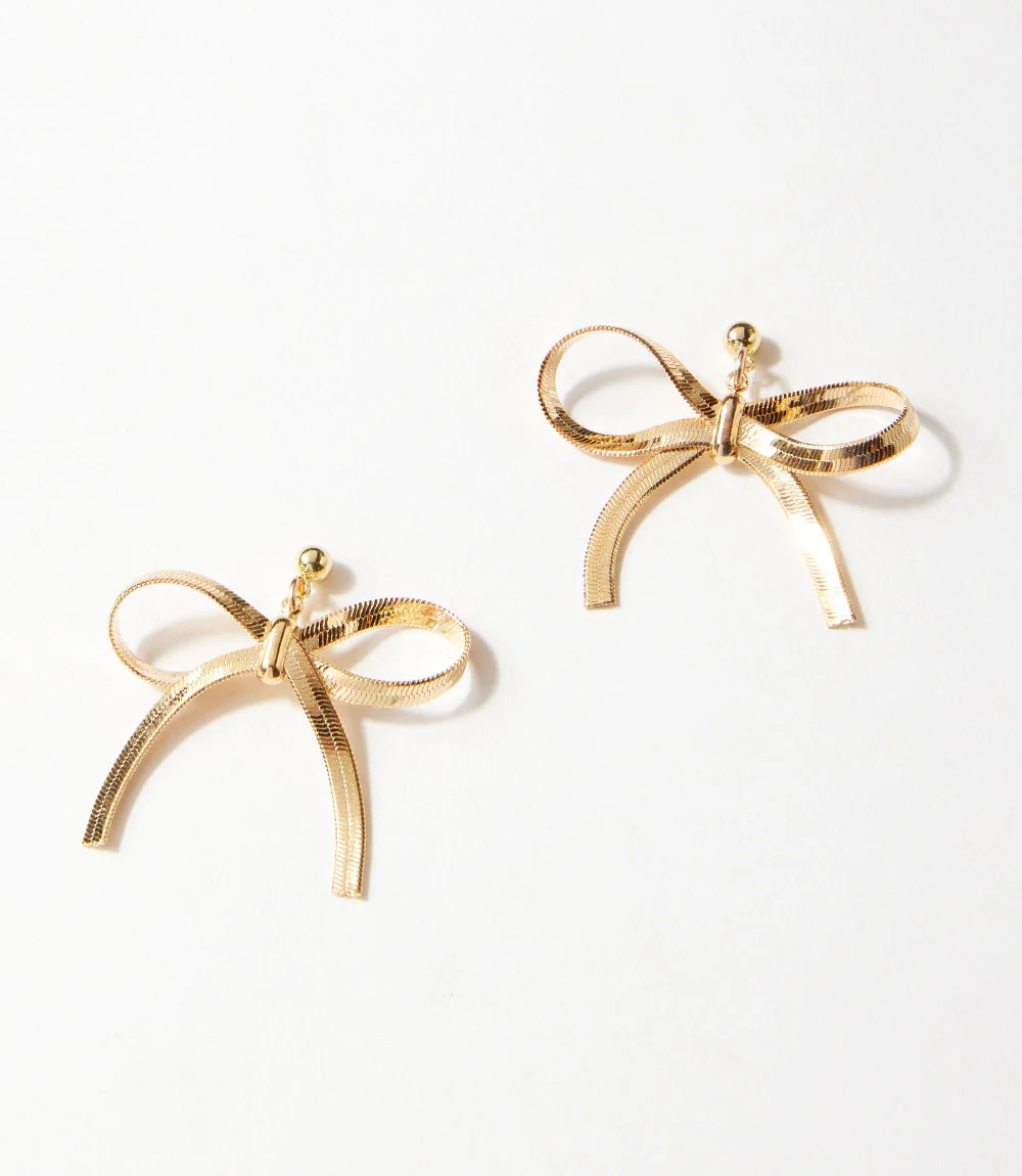 Bow Charm Earrings