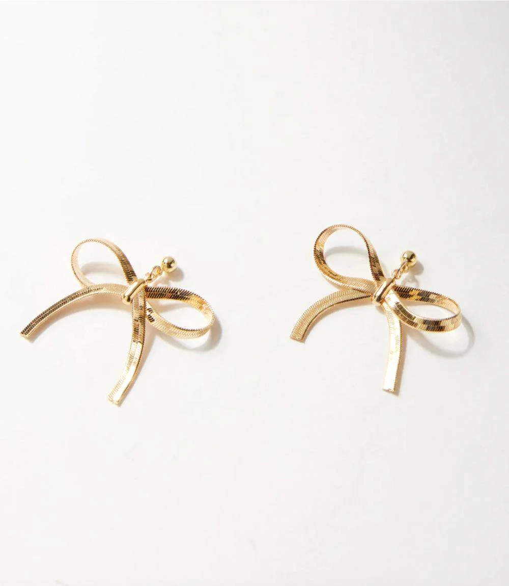 Bow Charm Earrings - Image 3
