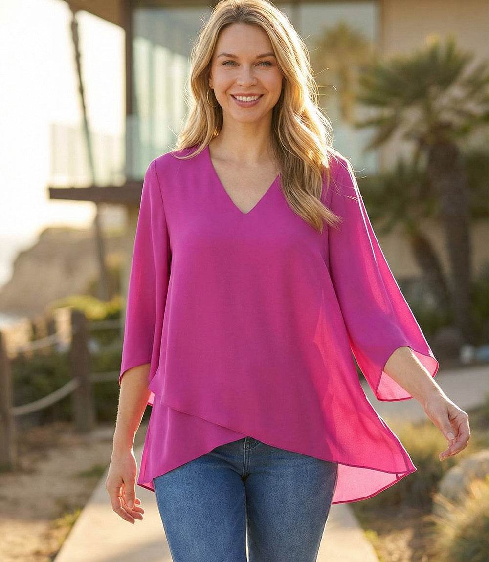 Bracelet Sleeve Asymmetric Top