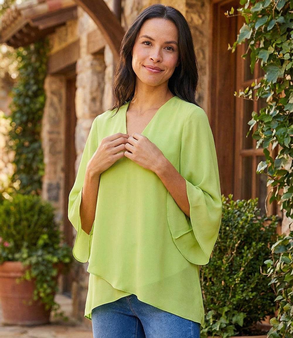 Bracelet Sleeve Asymmetric Top