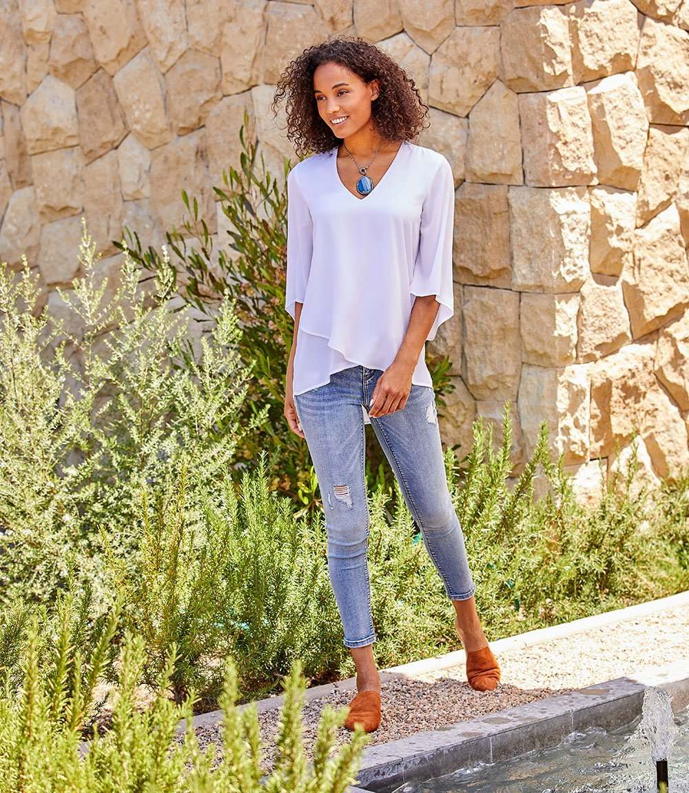 Bracelet Sleeve Asymmetric Top - Image 5