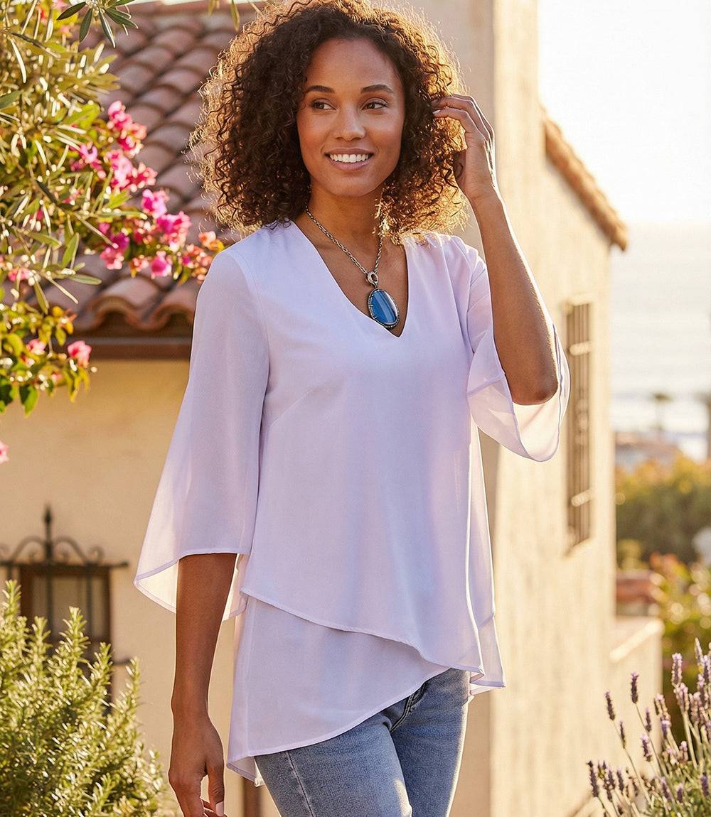 Bracelet Sleeve Asymmetric Top - Image 6