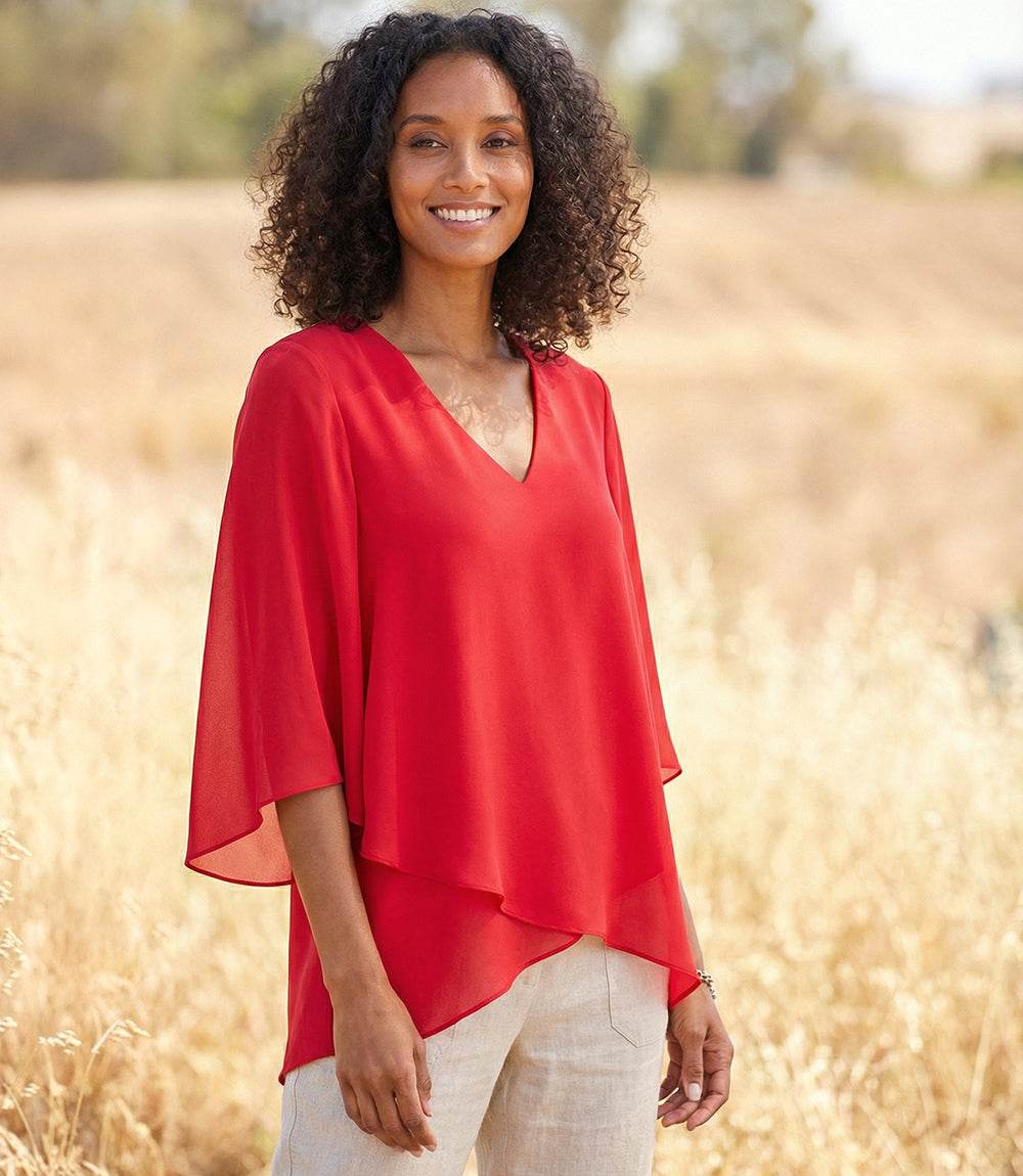 Bracelet Sleeve Asymmetric Top